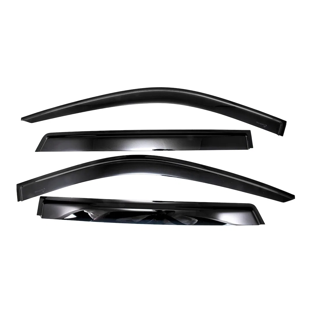 4706H – TRAILFX Rainguard, Low Profile Fits Front And Rear Tape-On Smoke Acrylic Set Of 4
